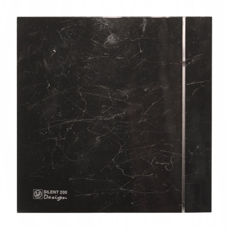 Вентилятор SILENT-200 CZ MARBLE BLACK DESIGN 4C